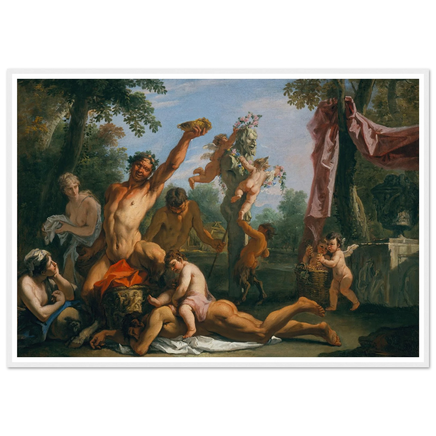 A Bacchanal Art Print | Sebastiano Ricci-Quipham Collections