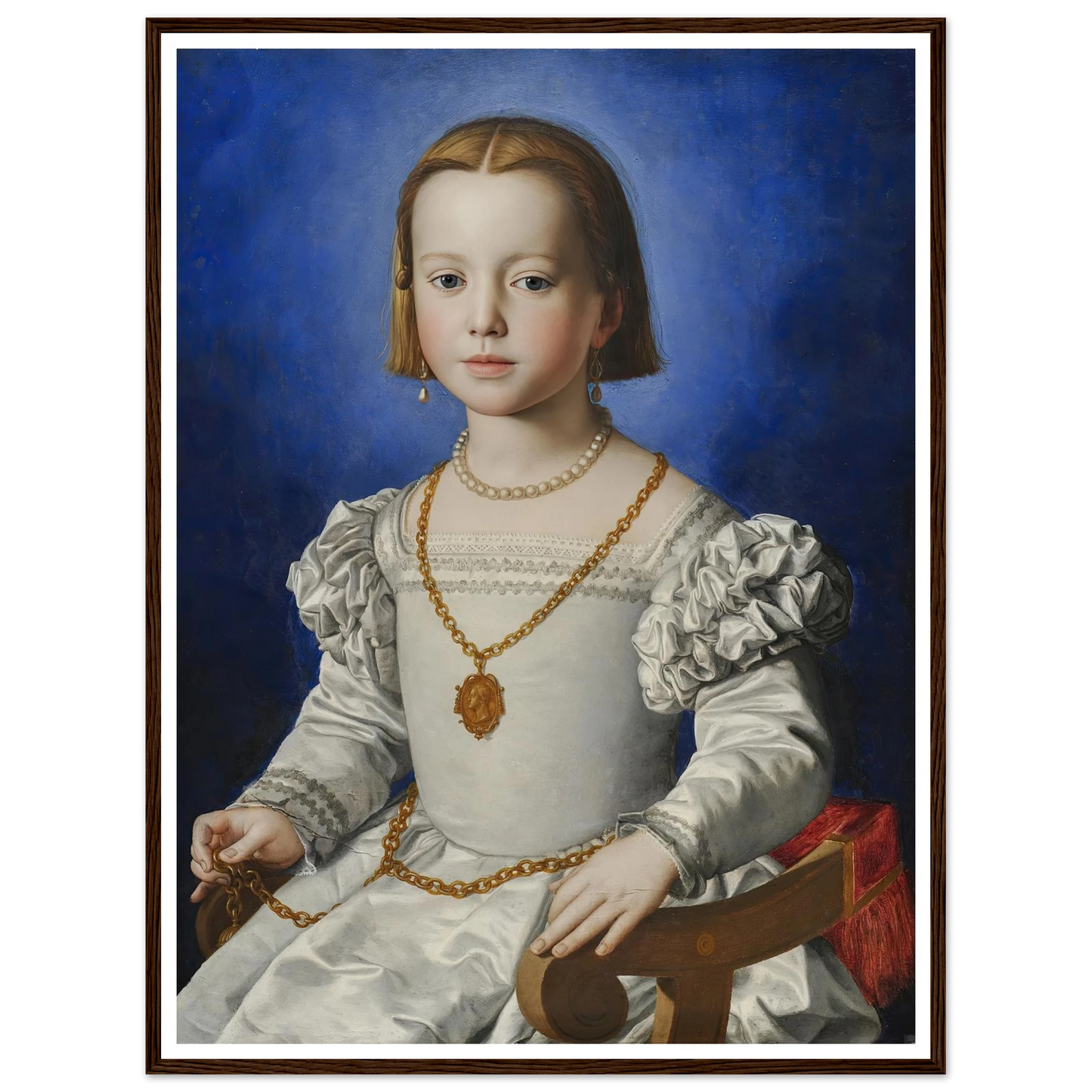 Bia Di Cosimo De‘ Medici (1542-1545) Art Print | Agnolo Bronzino-Quipham Collections