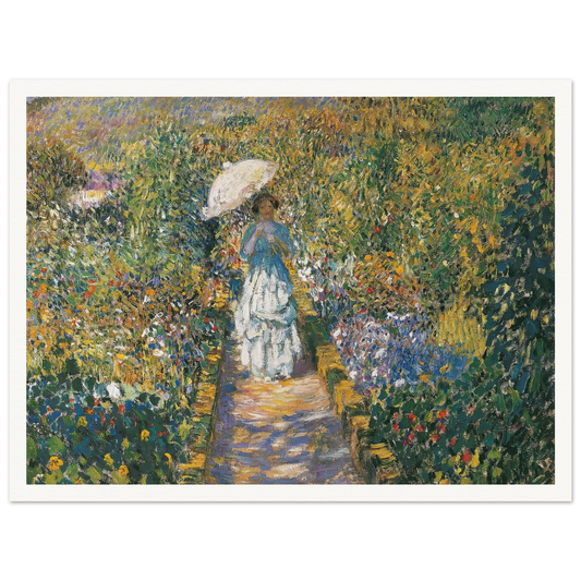 The Garden path Art Print | Frederick Carl Frieseke-Quipham Collections
