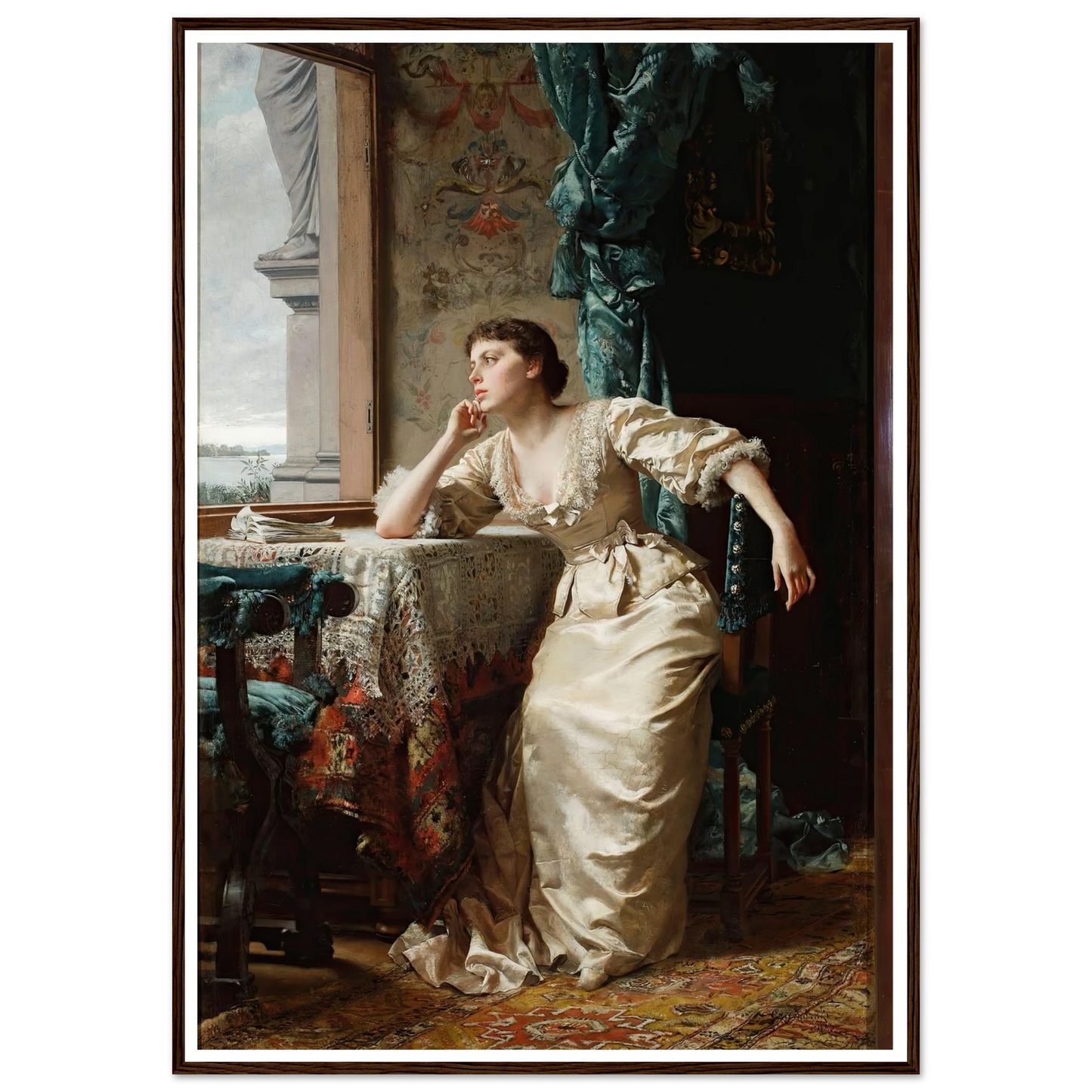 Reverie (1883) Art Print | Wladyslaw Czachorski-Quipham Collections