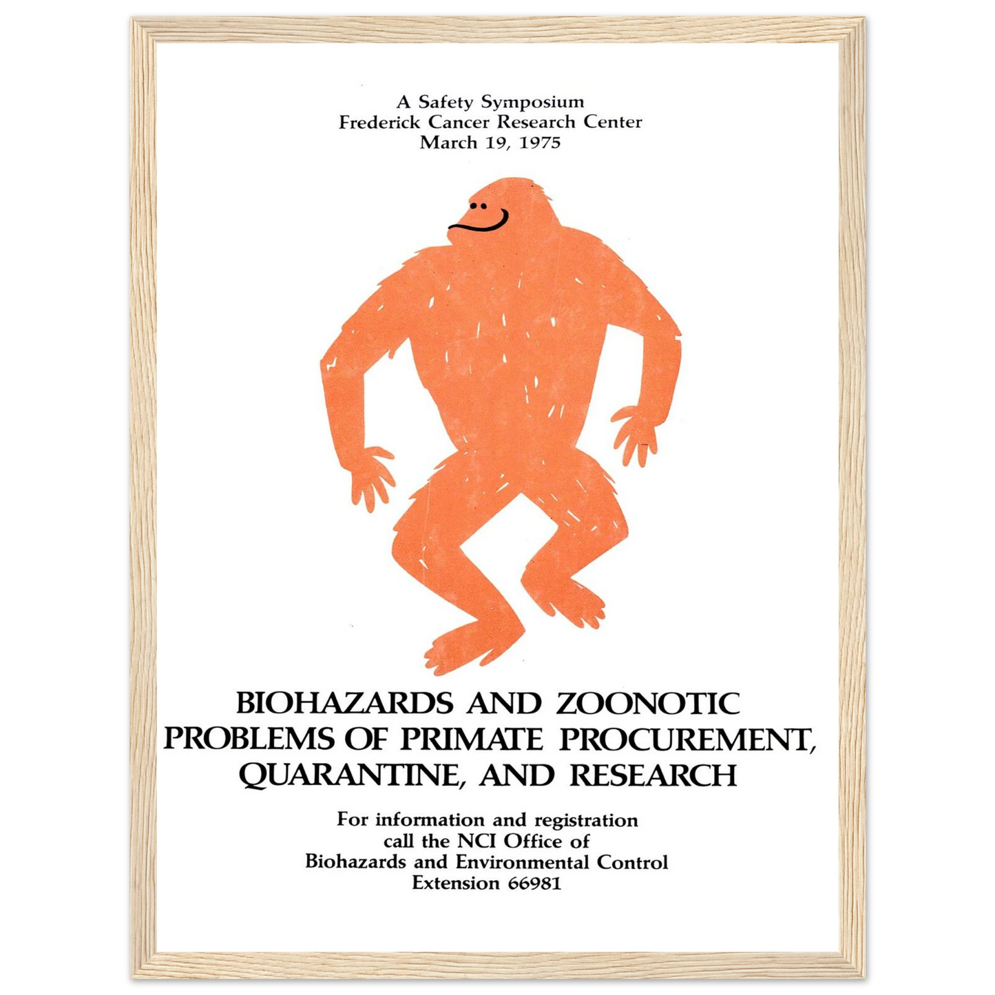 Biohazards and zoonotic problems of primate procurement, quarantine, and research (1975) Art Print | National Institutes of Health-Quipham Collections