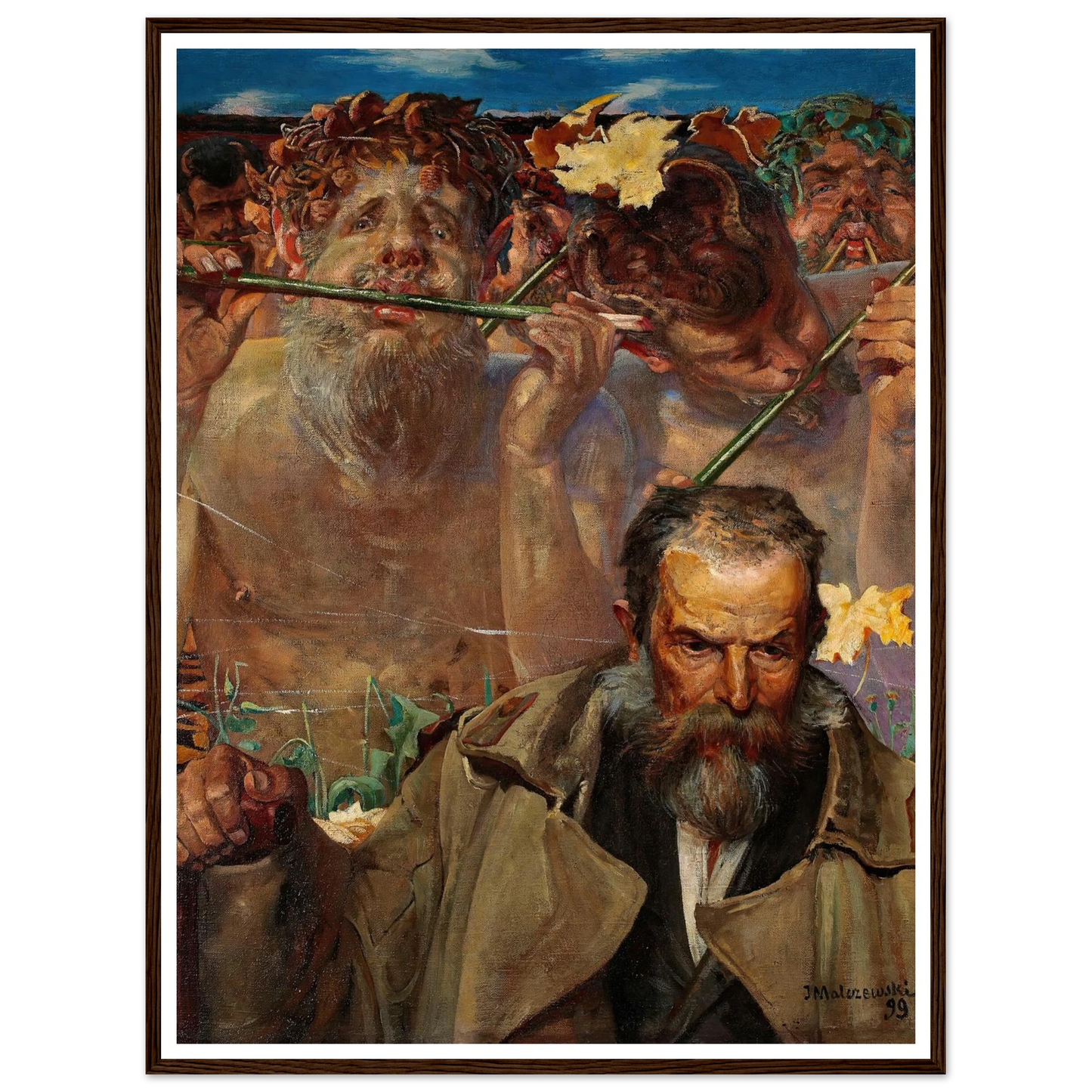 Story of a Song – Portrait of Adam Asnyk (1899) Art Print | Jacek Malczewski-Quipham Collections