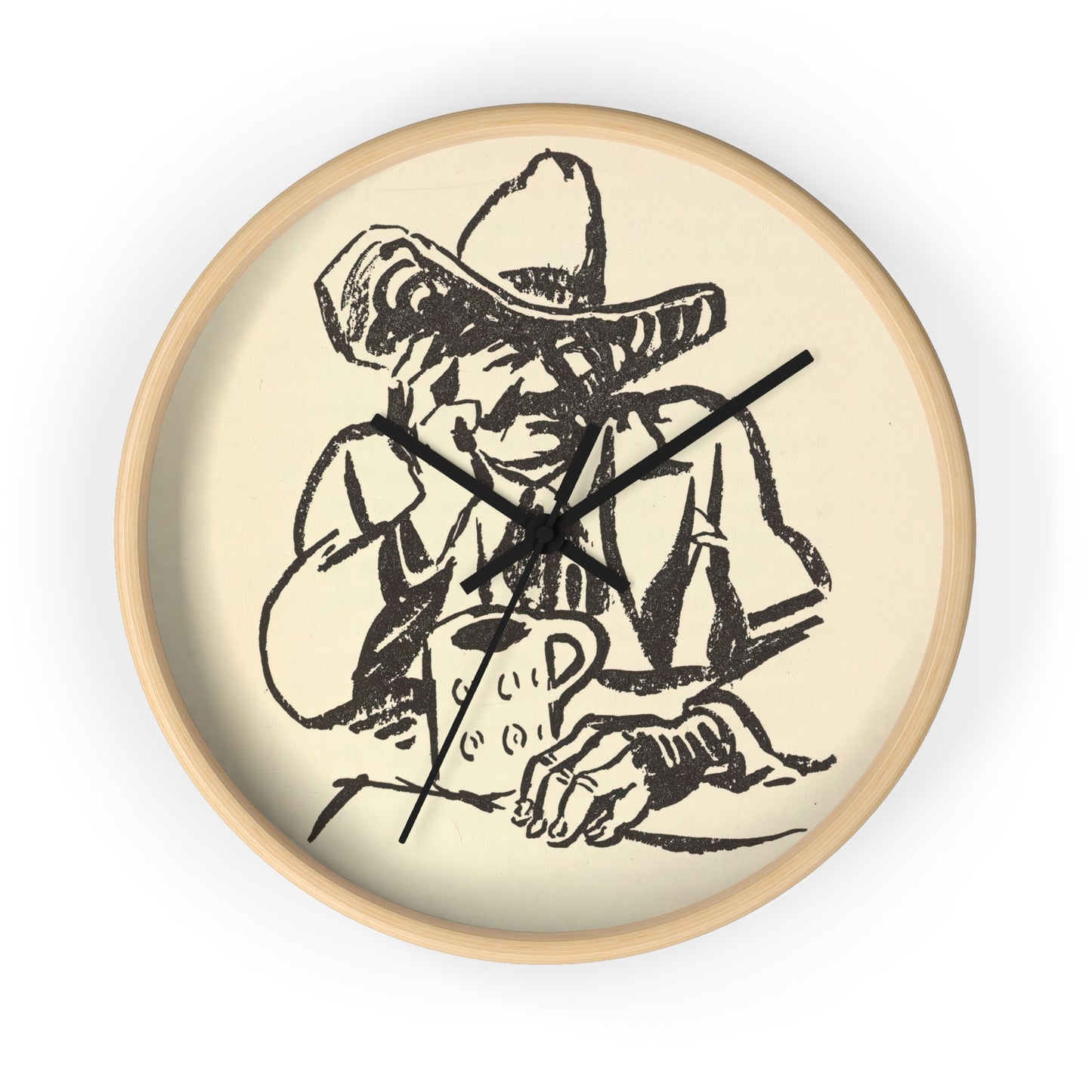 Who is Johnny? Pl.33 Wall Clock | Leopord Gedo-Quipham Collections