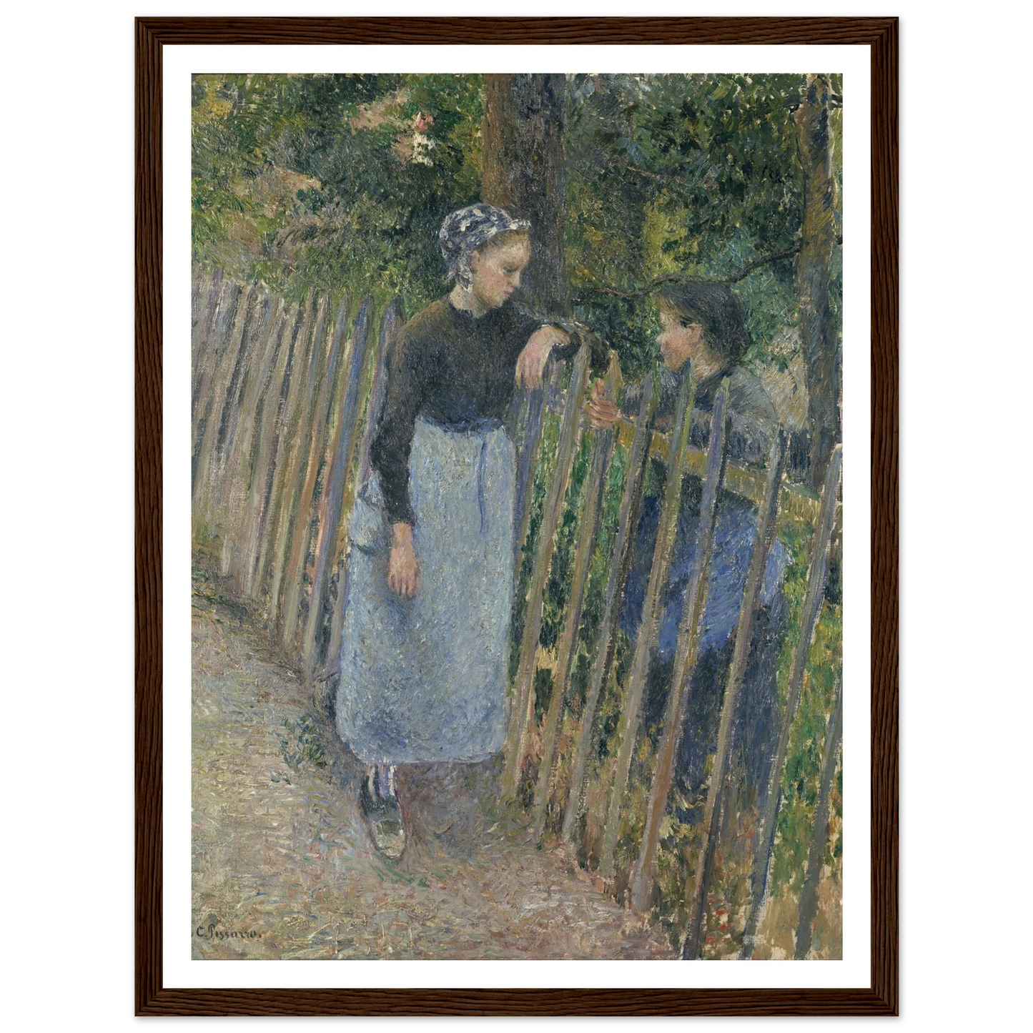 Conversation Art Print | Camille Pissarro-Quipham Collections