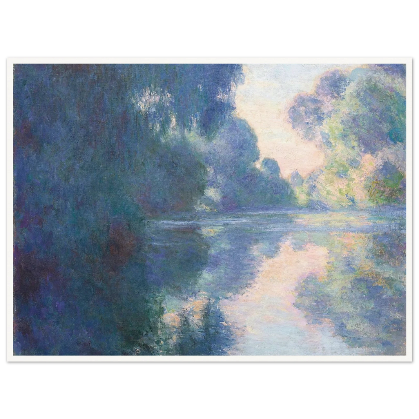 Matinée sur la Seine (1897) Art Print | Claude Monet-Quipham Collections