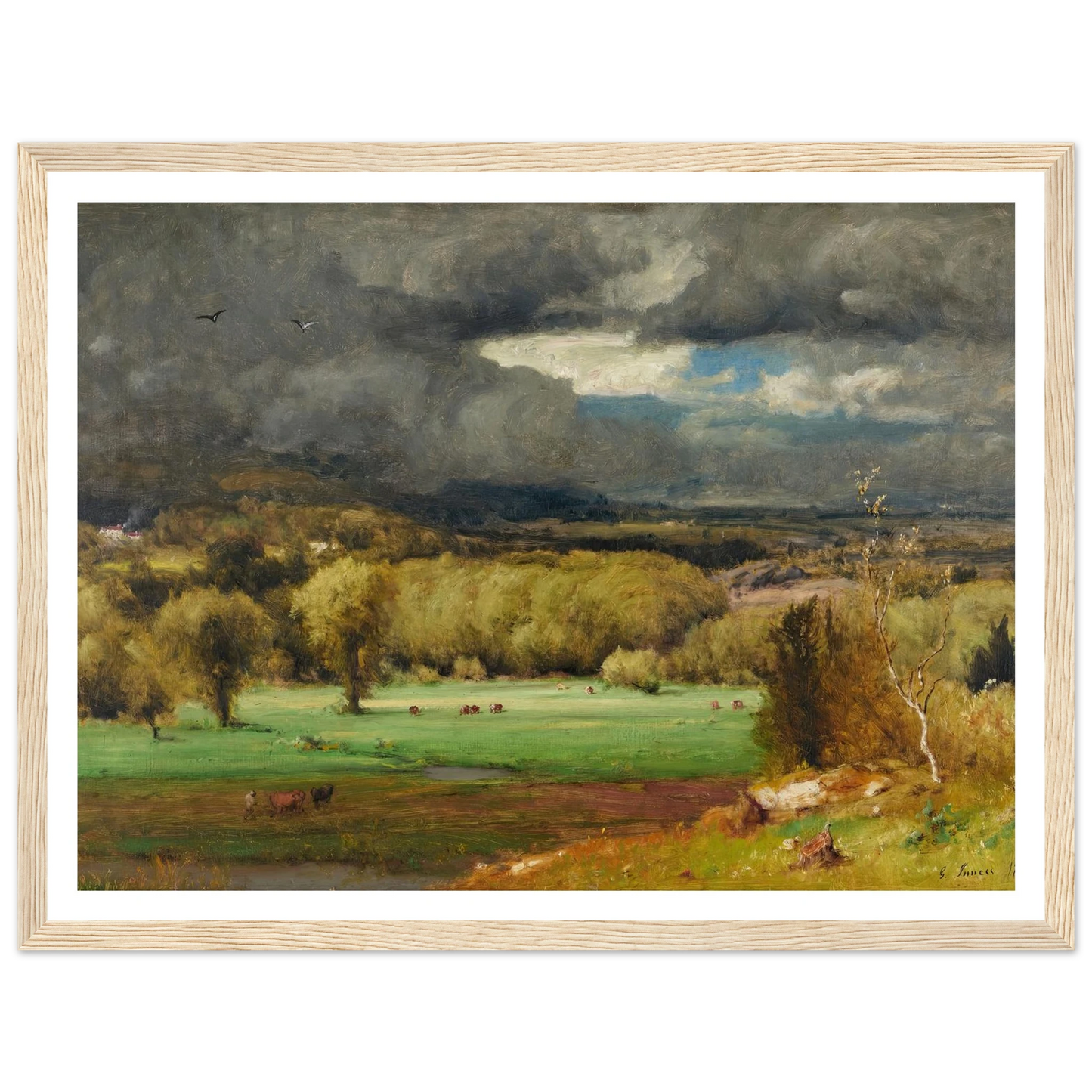 The Coming Storm (1878) Art Print | George Inness-Quipham Collections