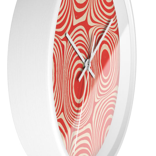 Marmorpapier (Kreise und kreisförmige Ringe) Wall Clock | Franz Weisse-Quipham Collections