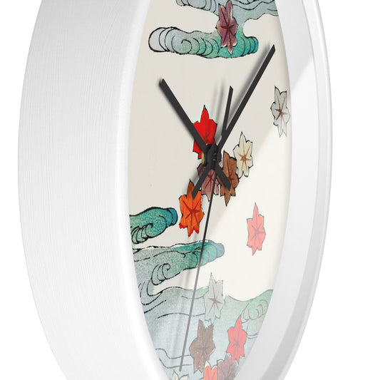 Water Illustation Wall Clock | Watanabe Seitei-Quipham Collections