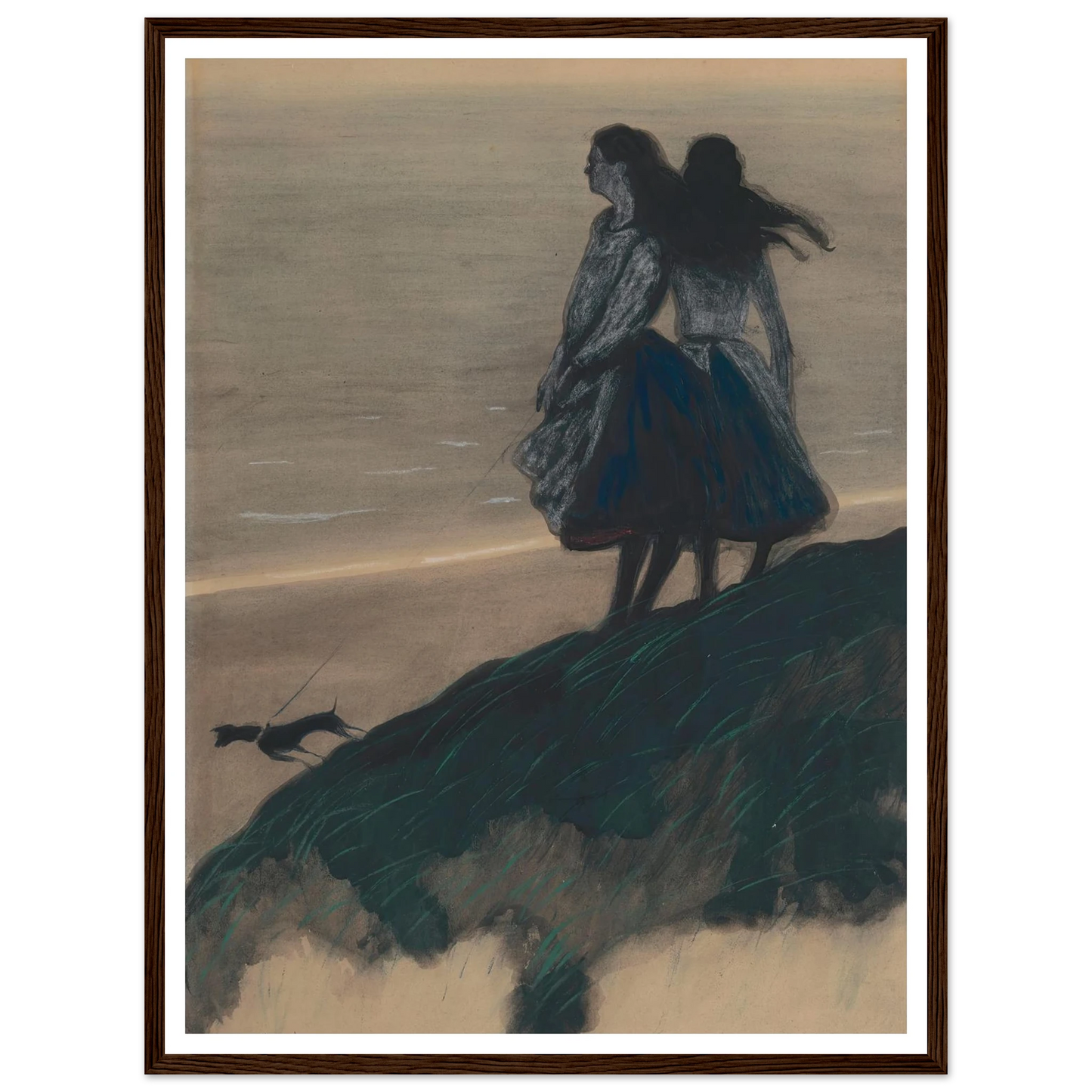 Girls on a Dune Art Print | Leon Spilliaert-Quipham Collections