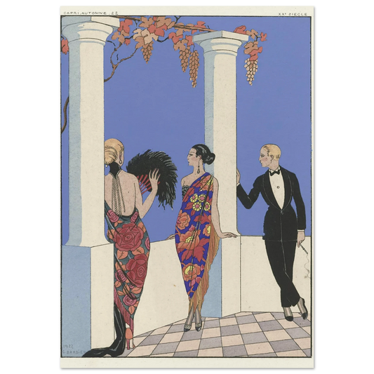 Joie de vivre; Falbalas et Fanfreluches. (1923) Art Print | George Barbier-Quipham Collections