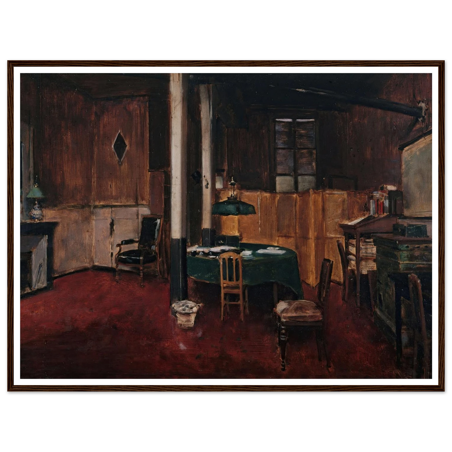La salle de rédaction du Journal des débats (1889) Art Print | Jean Beraud-Quipham Collections