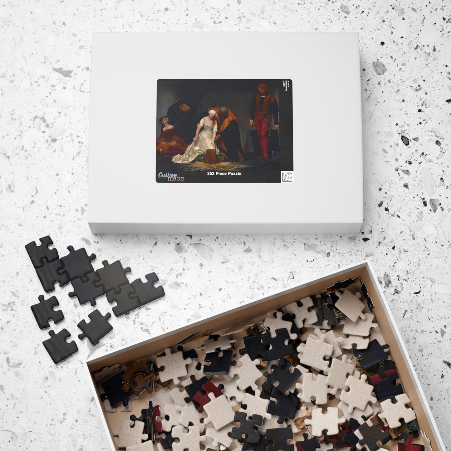 The Execution of Lady Jane Grey Puzzle | Paul Delaroche-Quipham Collections