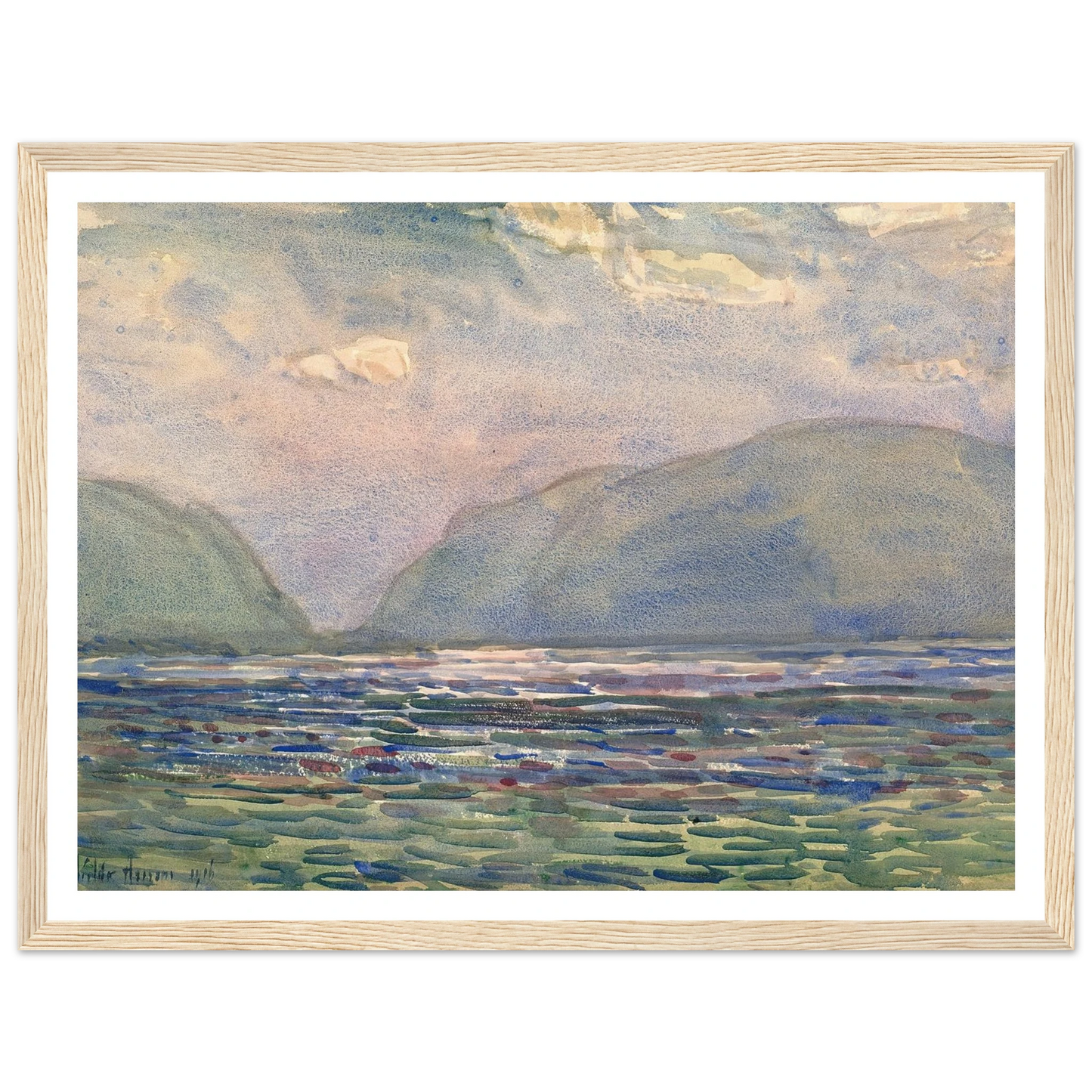 Noon above Newburgh (1916) Art Print | Childe Hassam-Quipham Collections