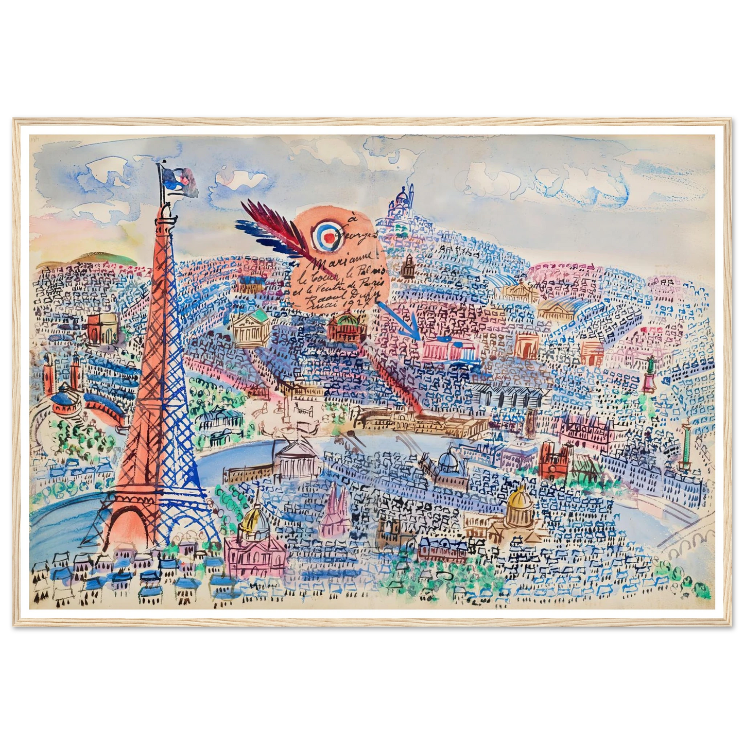 Livre d’or de Marianne (1927) Art Print | Raoul Dufy-Quipham Collections