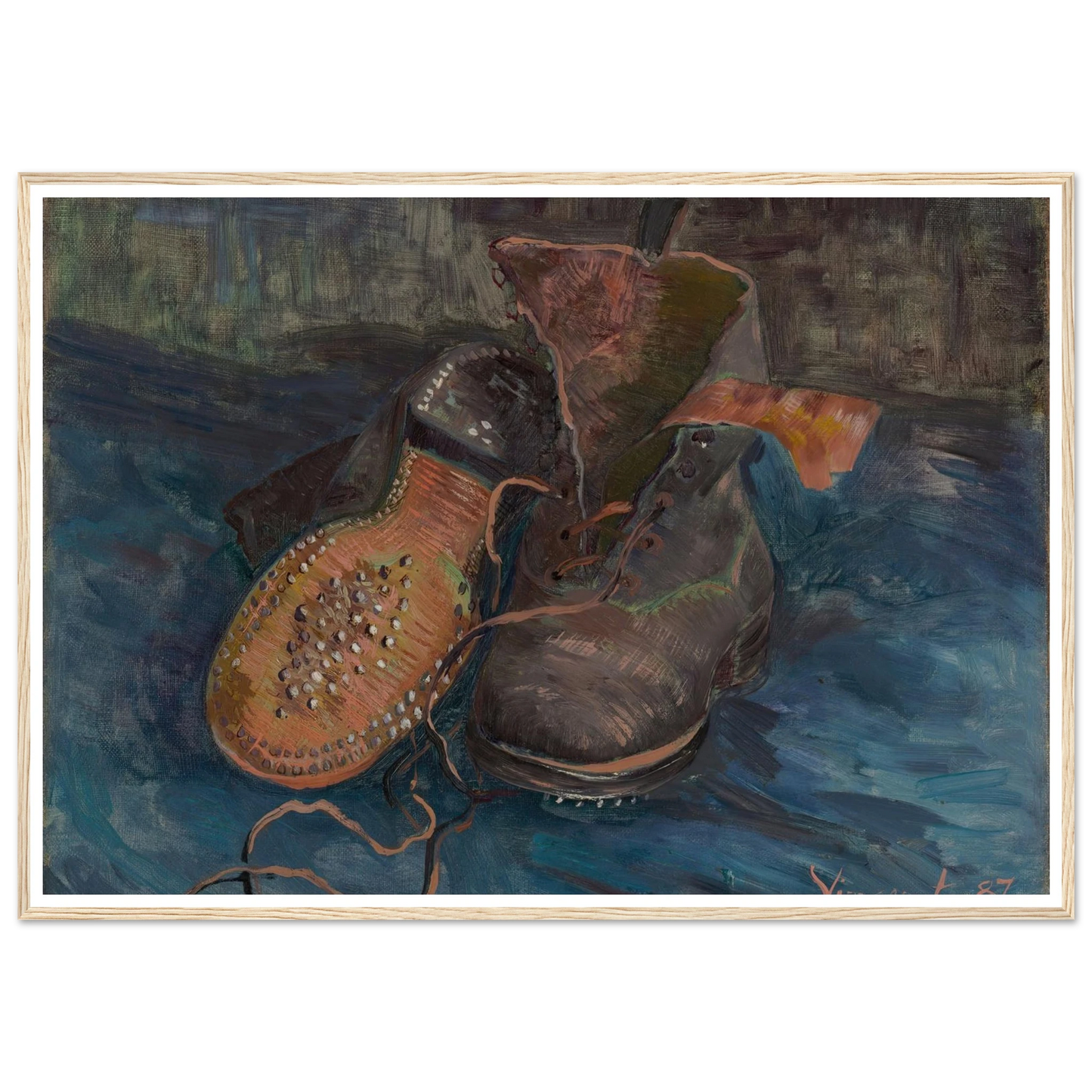 A Pair of Boots (1887) Art Print | Vincent van Gogh-Quipham Collections
