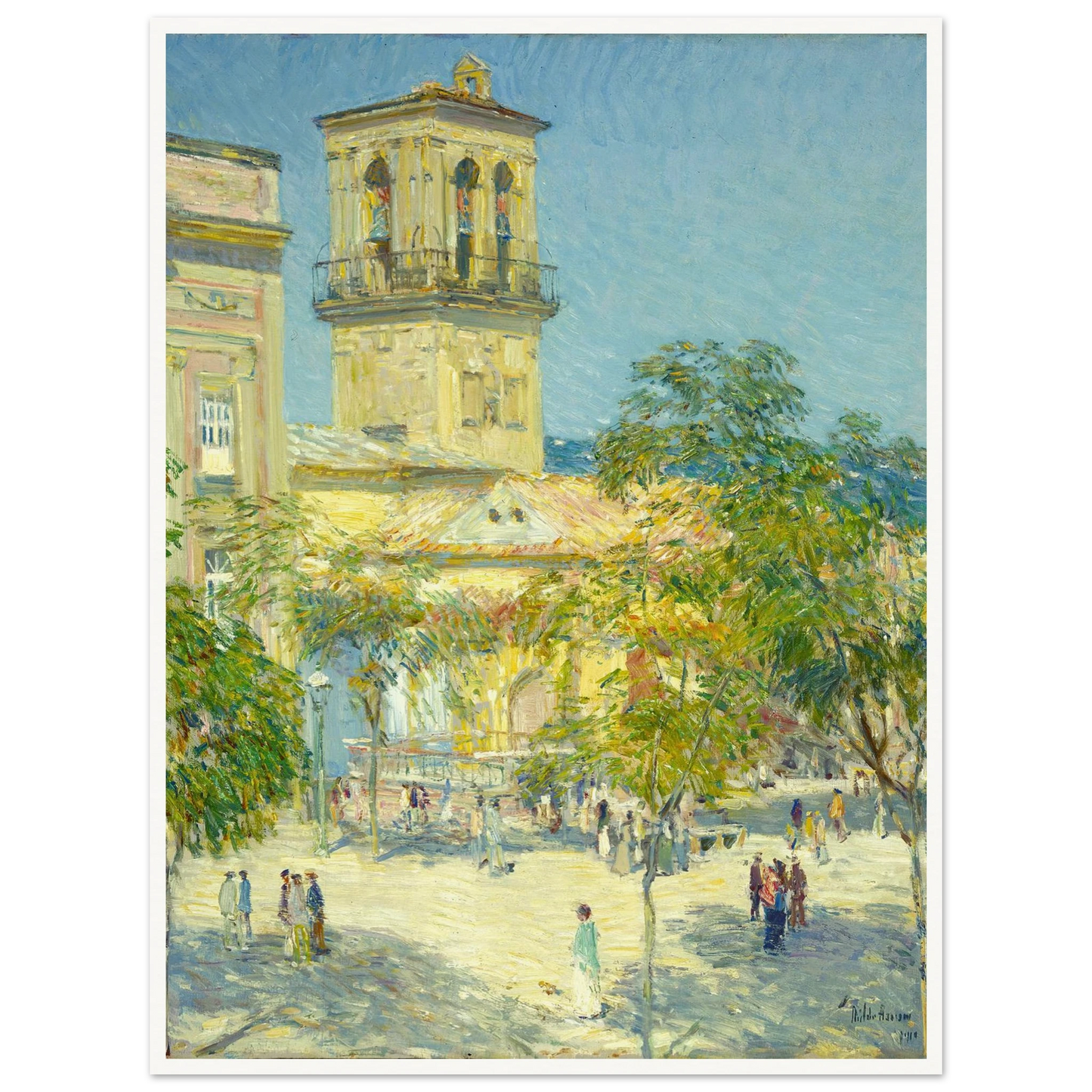Street of the Great Captain, Córdoba (1910) Art Print | Childe Hassam-Quipham Collections