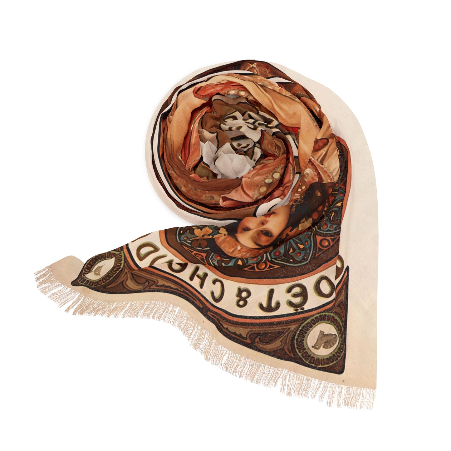 Moet & Chandon Crémant Impérial | Alphonse Mucha Scarf – Art Nouveau Scarf-Quipham Collections