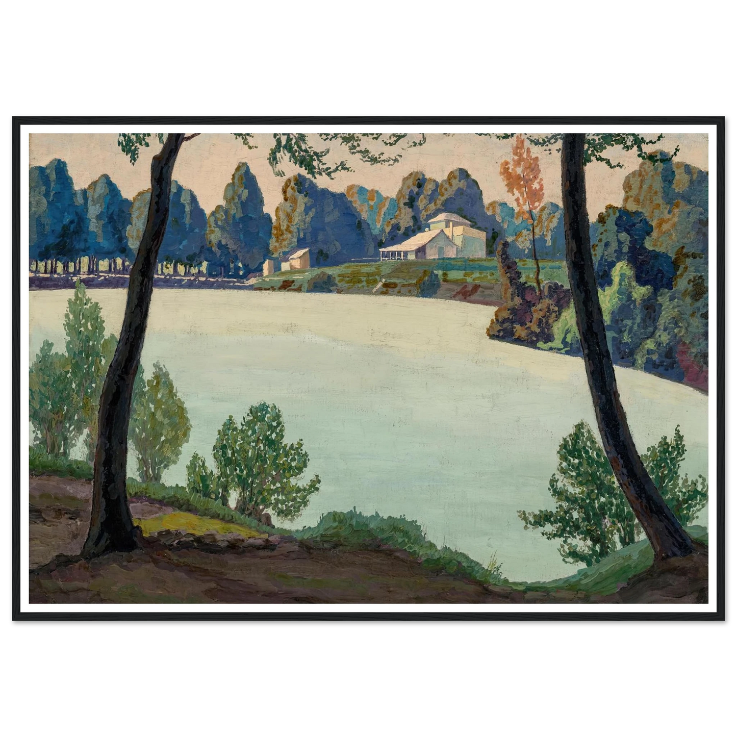 Silbersee bei Höflein (1924) Art Print | Max Kahrer-Quipham Collections