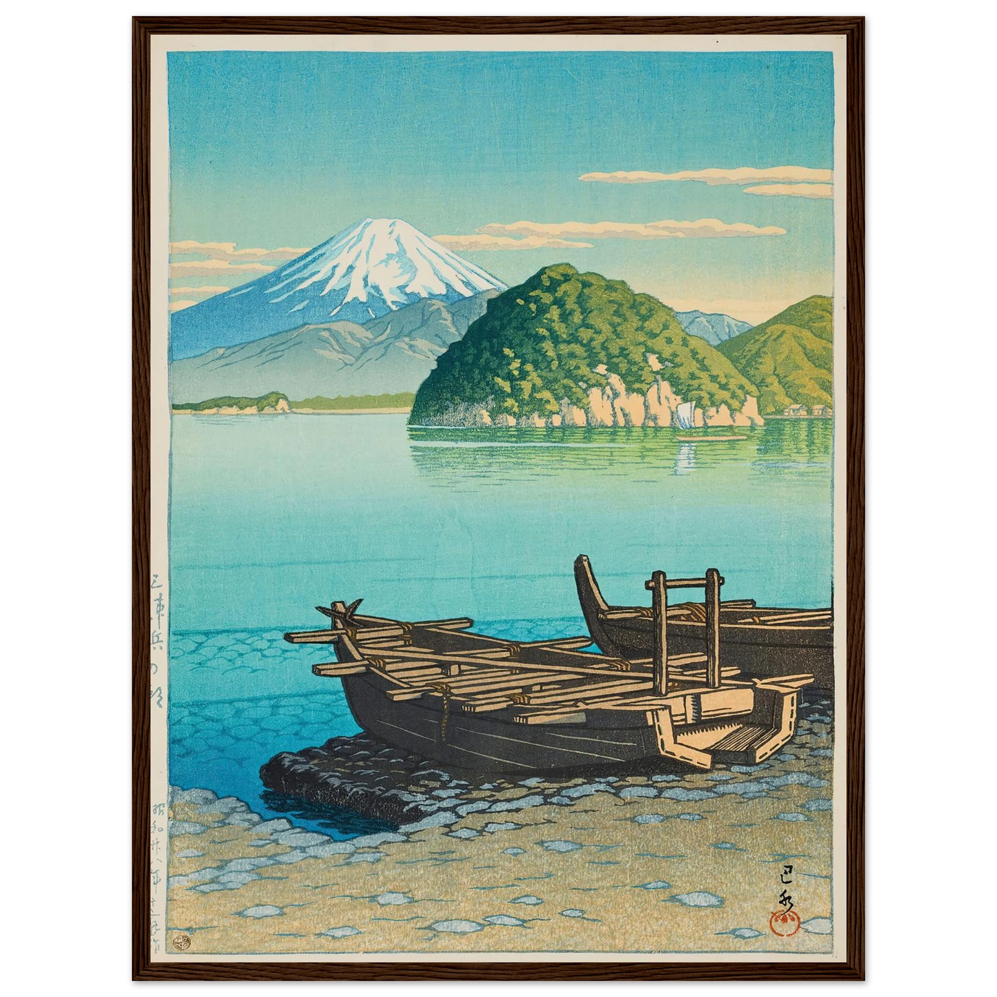 Mitohama no asa (Morning at Mitohama) (1953) Art Print | Kawase Hasui-Quipham Collections