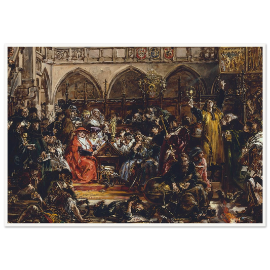 Influence of the university on the country, from the series “History of Civilization in Poland” (1888) Art Print | Jan Matejko-Quipham Collections