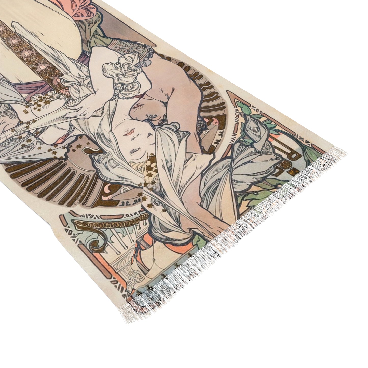 France Advertisement | Alphonse Mucha Scarf – Art Nouveau Scarf-Quipham Collections