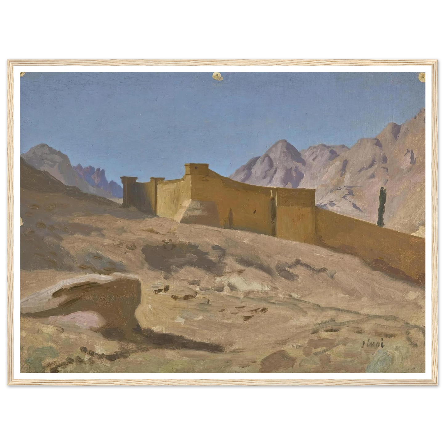 Le monastère de Sainte-Catherine Art Print | Jean Leon Gerome-Quipham Collections