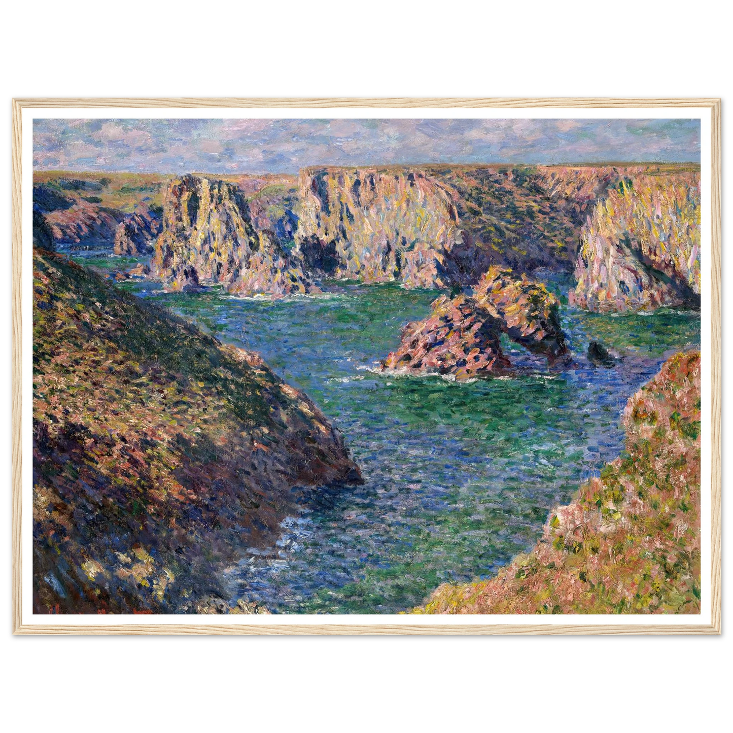 Port-Domois, Belle-Isle (1887) Art Print | Claude Monet-Quipham Collections