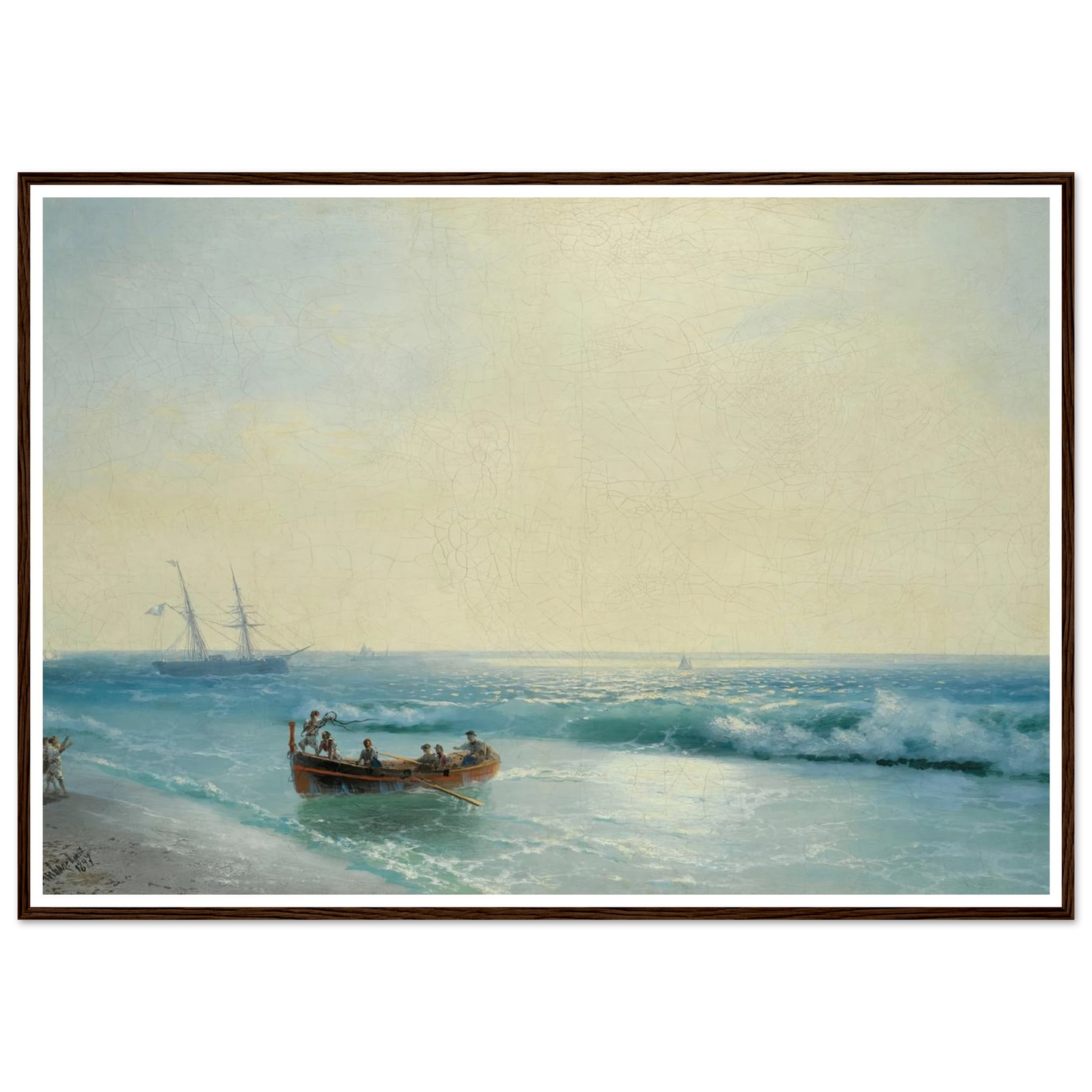 Sailors Coming Ashore (1897) Art Print | Ivan Konstantinovich Aivazovsky-Quipham Collections