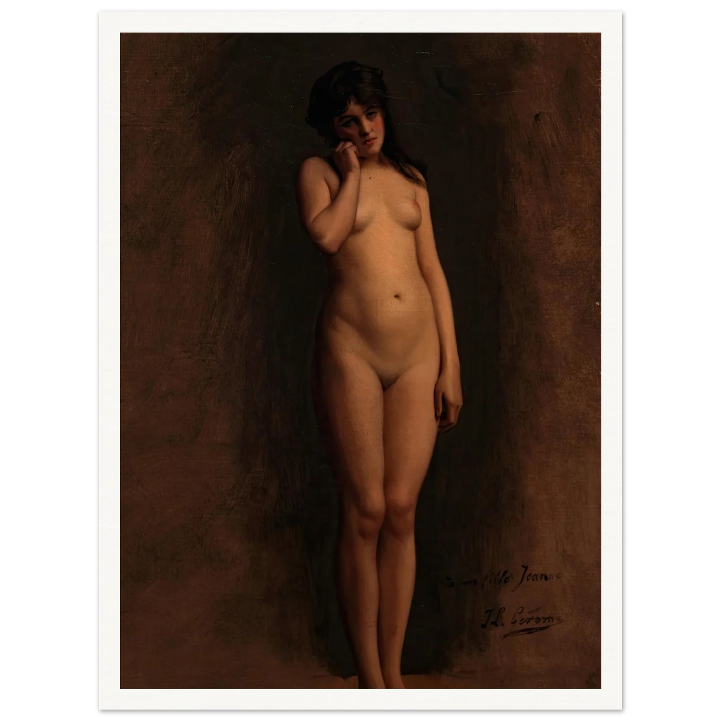 Study for Slave Market in Ancient Rome (1886) Art Print | Jean Leon Gerome-Quipham Collections