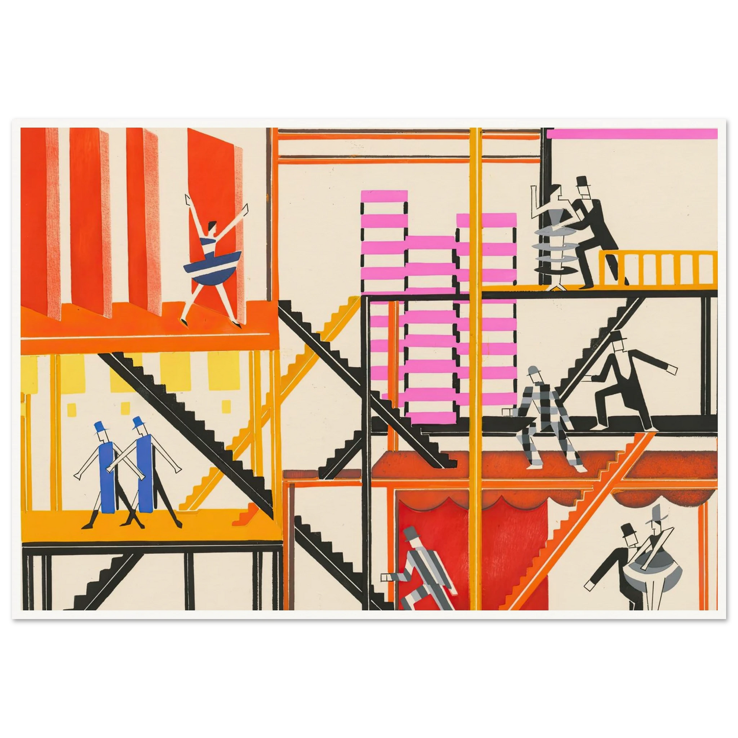 Maquettes dé Théatre 4 Art Print | Alexandra Exter-Quipham Collections