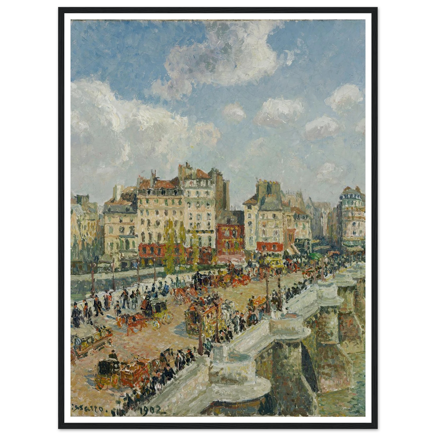 The Pont-Neuf Art Print | Camille Pissarro-Quipham Collections