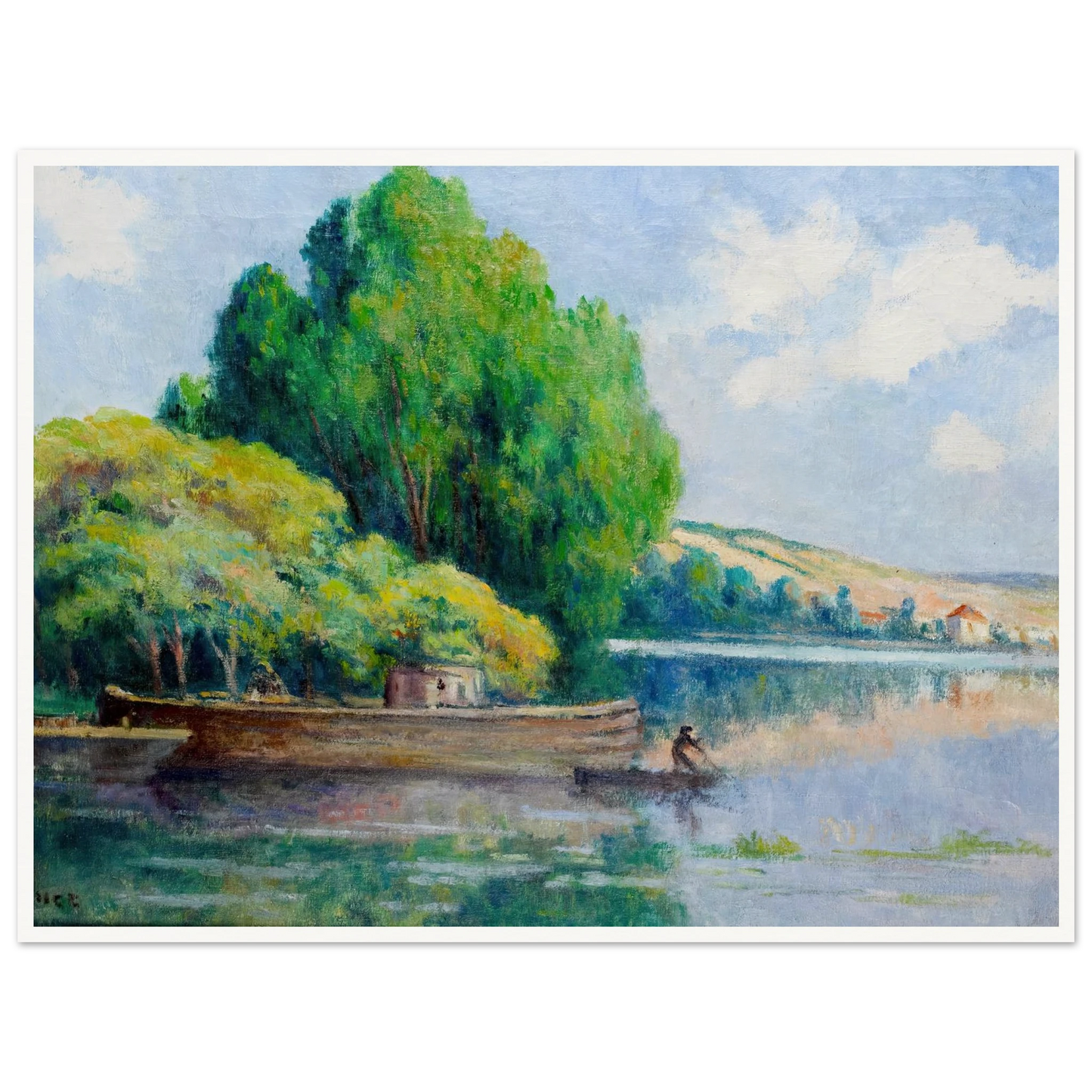 Rivière Art Print | Maximilien Luce-Quipham Collections
