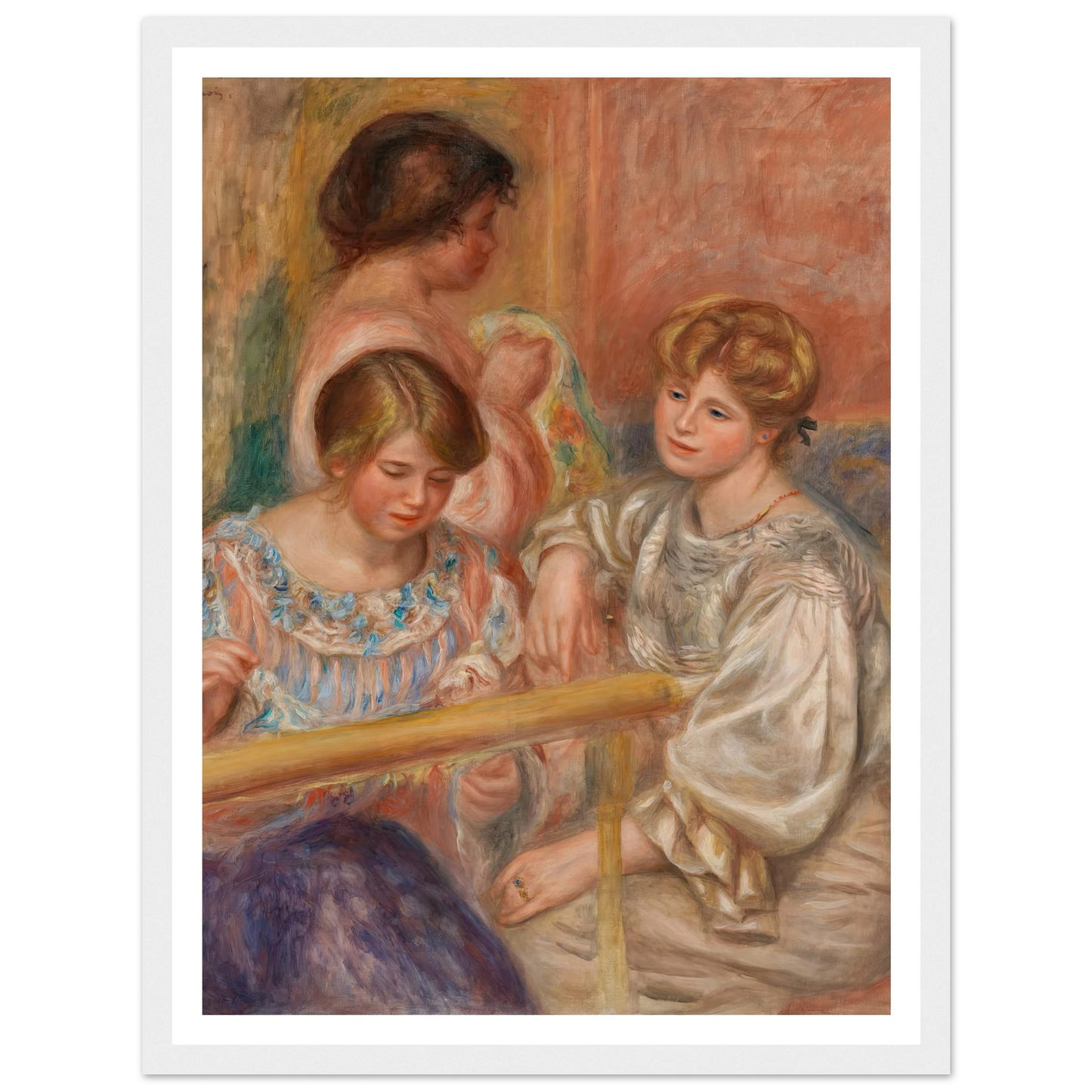 Embroiderers (Les Brodeuses) (c. 1902) Art Print | Pierre Auguste Renoir-Quipham Collections