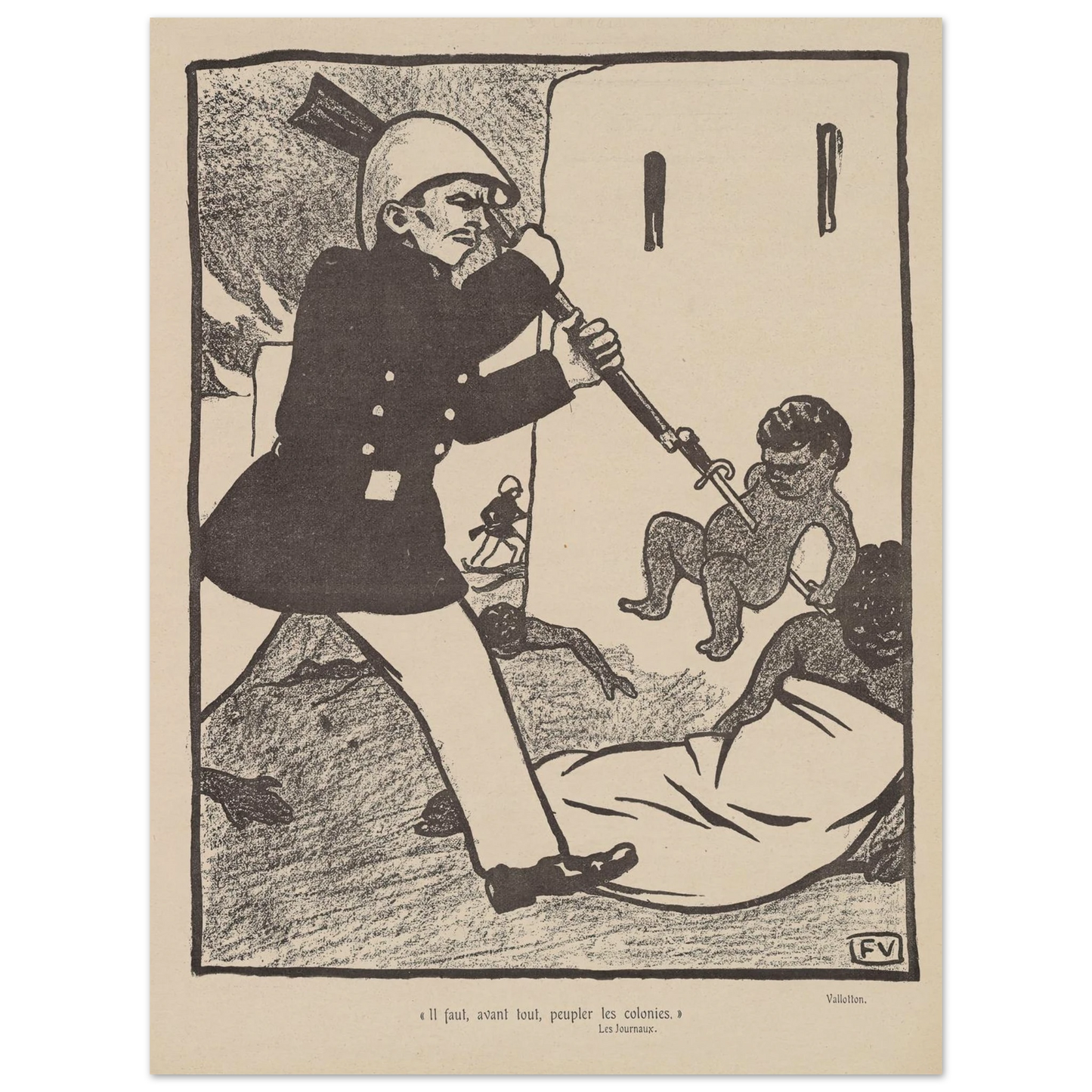 11 juillet 1903 Art Print | Felix Vallotton-Quipham Collections