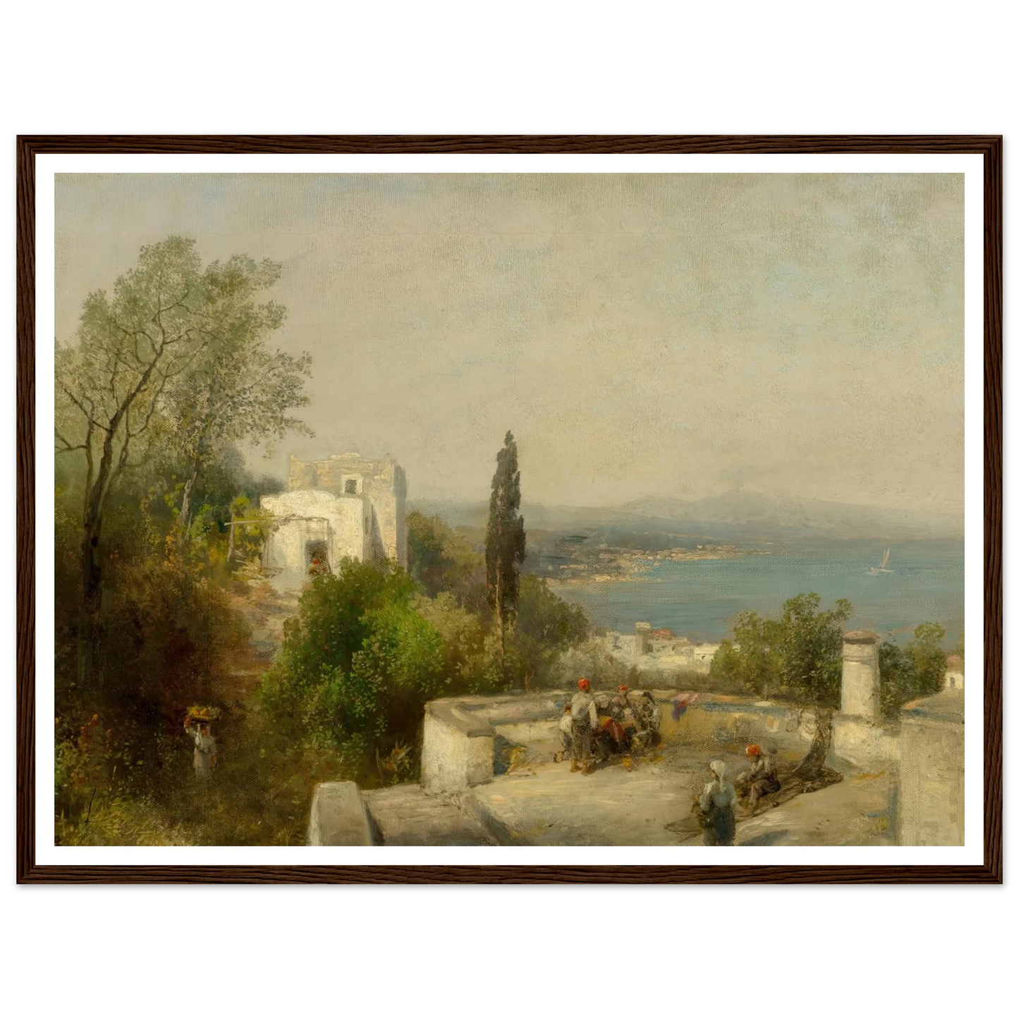 Bay of Naples Art Print | Hermann Ottomar Herzog-Quipham Collections