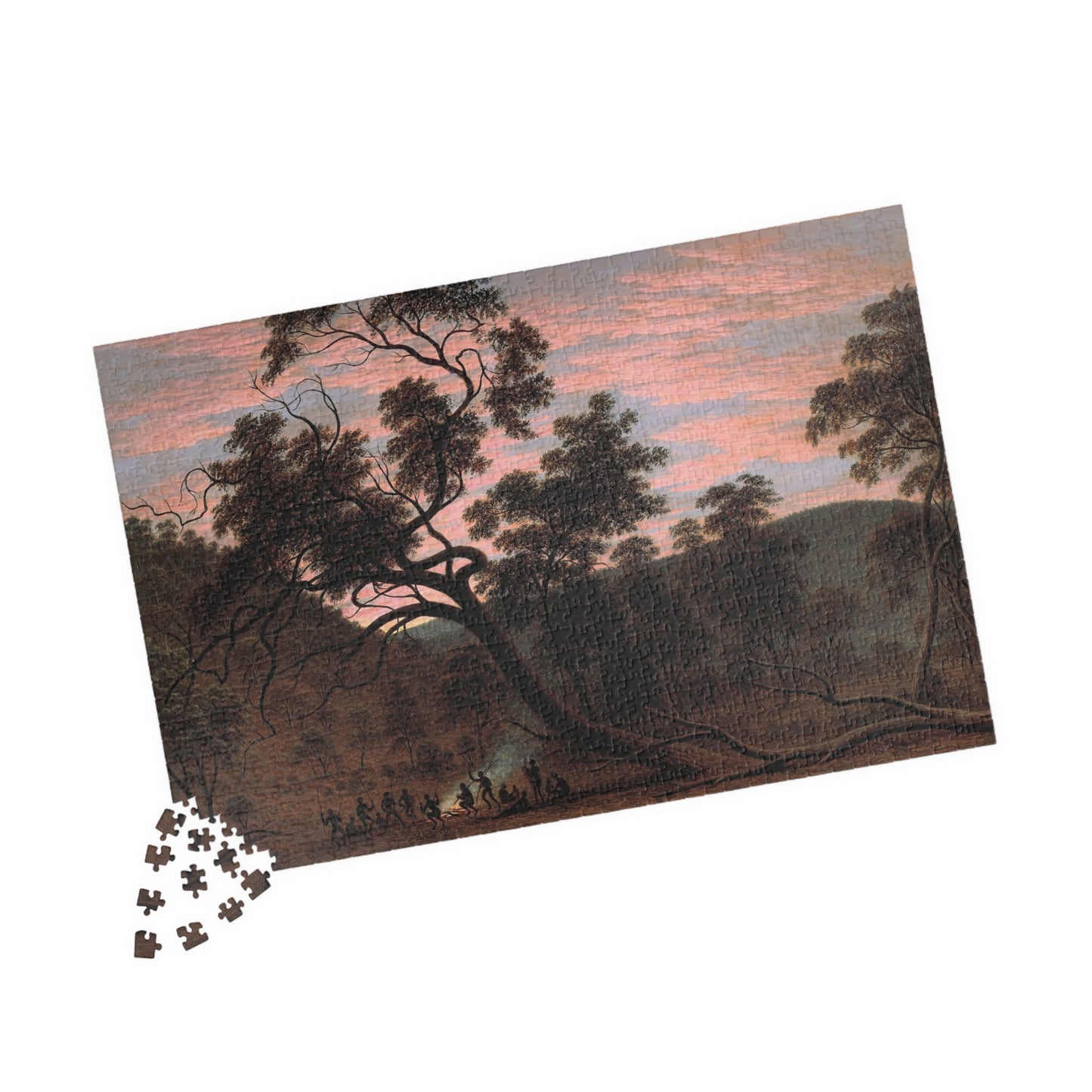 A corroboree of natives in Mills Plains Puzzle | John Glover-Quipham Collections