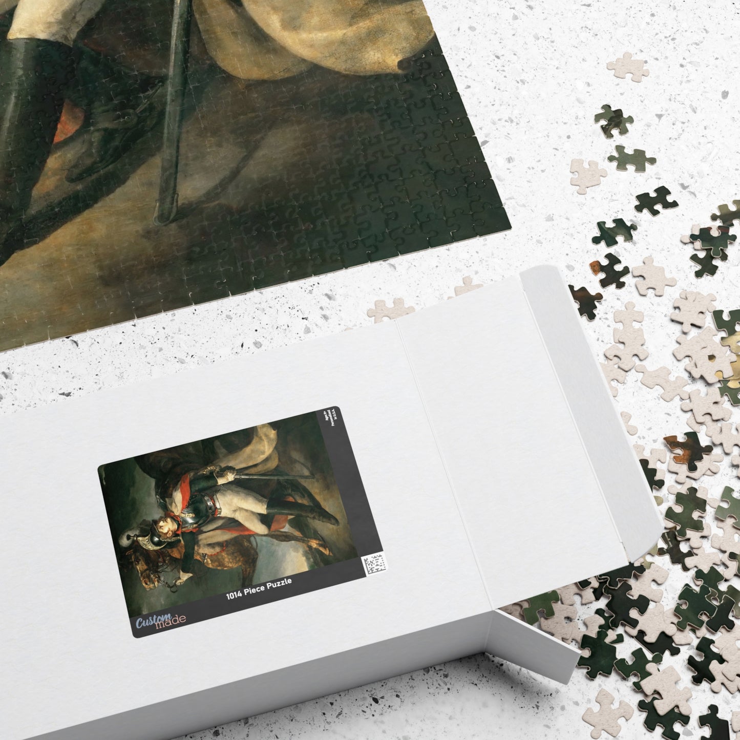\Wounded Dragoon Leaving Cross Fire Puzzle | Théodore Géricault-Quipham Collections