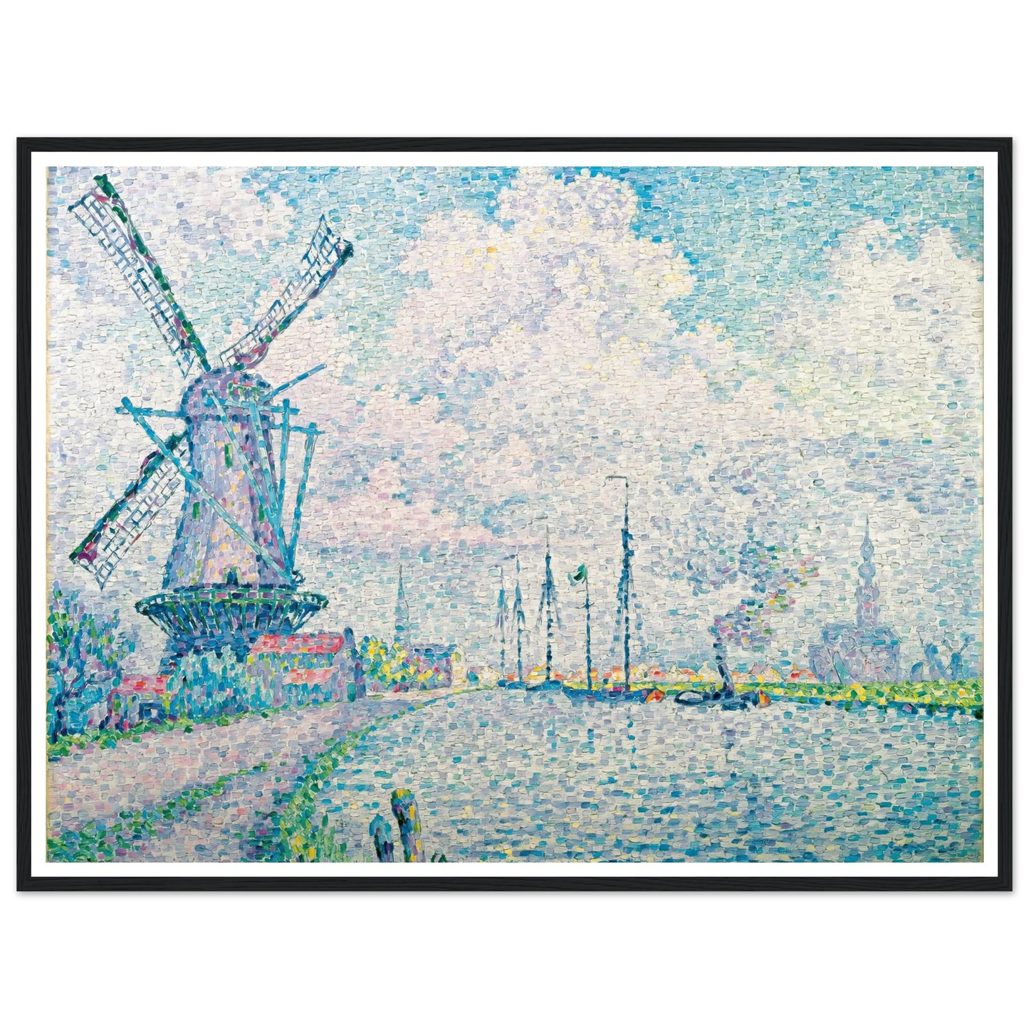Canal of Overschie Art Print | Paul Signac-Quipham Collections