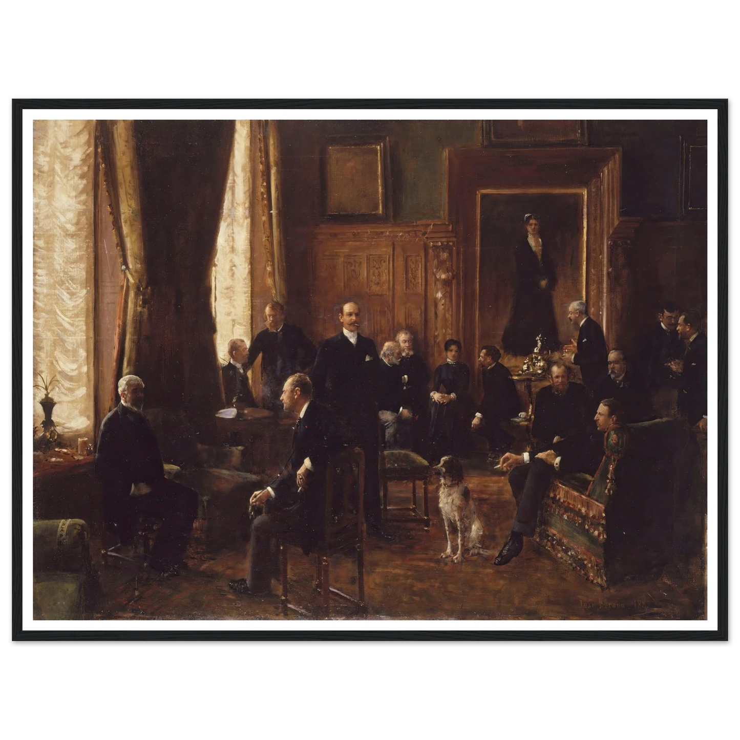 Le salon de la comtesse Potocka (1887) Art Print | Jean Beraud-Quipham Collections