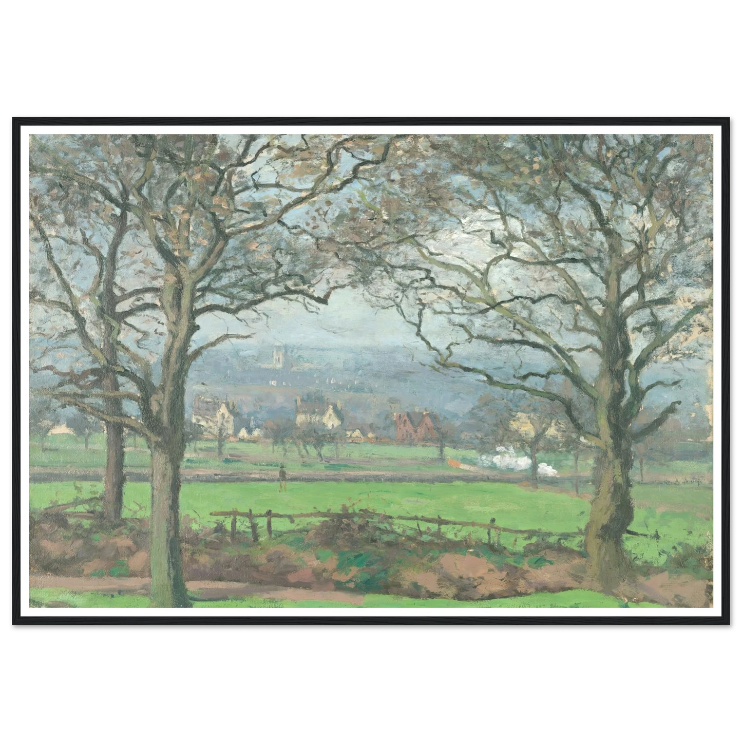 Near Sydenham Hill (1871) Art Print | Camille Pissarro-Quipham Collections