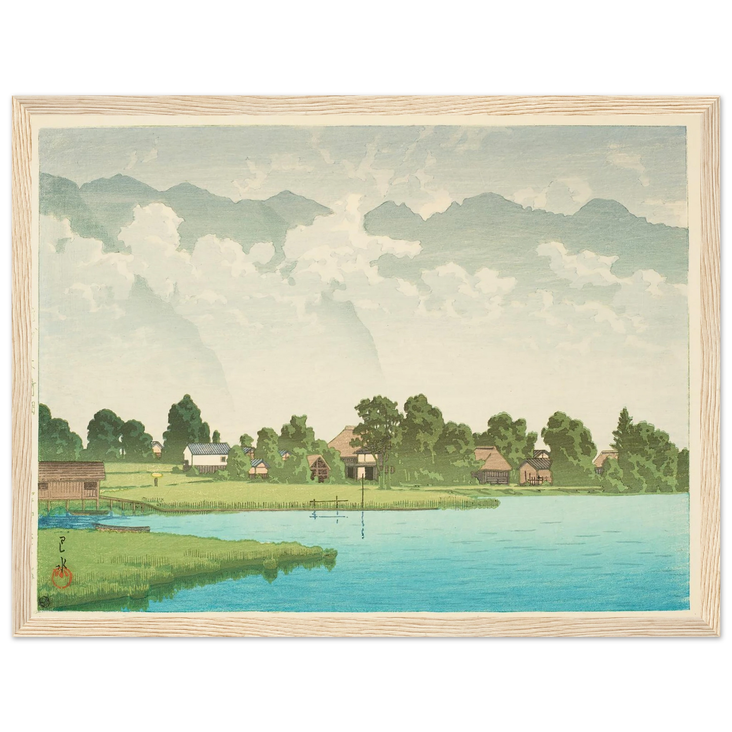 Shinshu Kizakiko (Kizaki Lake in Shinshu) (1941) Art Print | Kawase Hasui-Quipham Collections