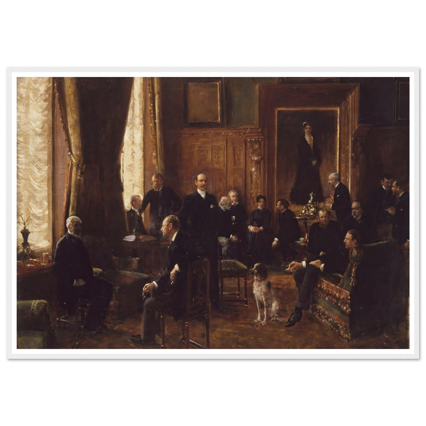 Le salon de la comtesse Potocka (1887) Art Print | Jean Beraud-Quipham Collections