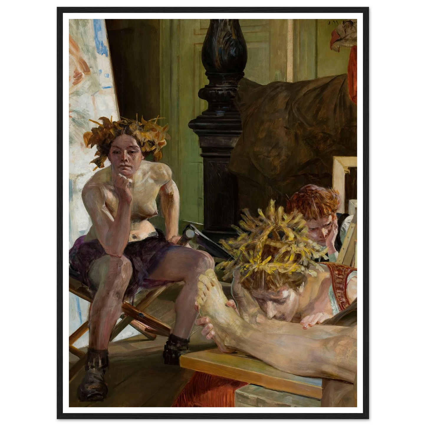 Artist’s death (1909) Art Print | Jacek Malczewski-Quipham Collections