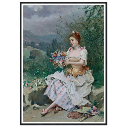 El bouquet de flores Art Print | Raimundo de Madrazo y Garreta-Quipham Collections