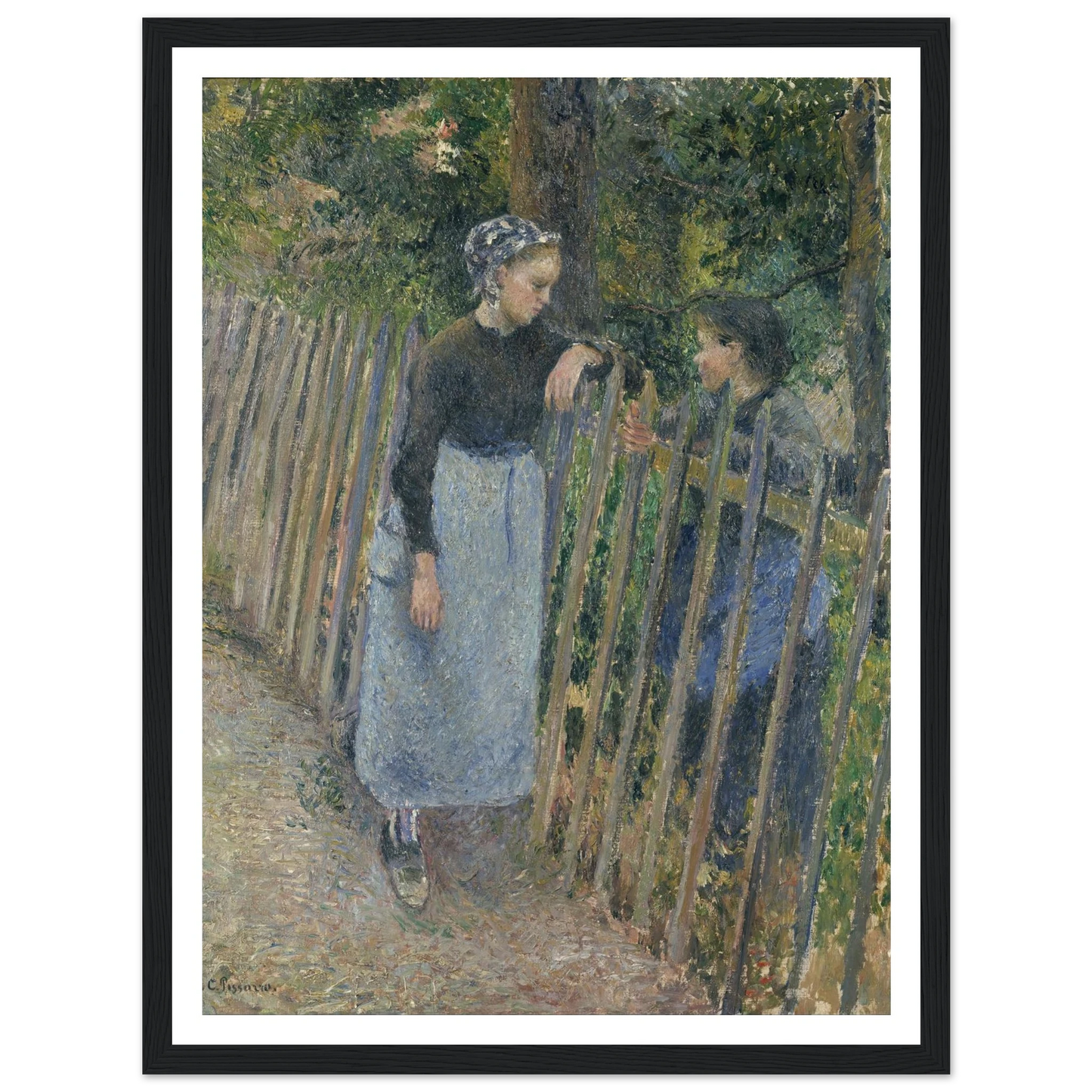 Conversation Art Print | Camille Pissarro-Quipham Collections