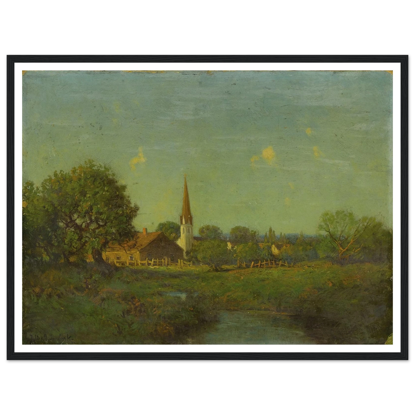 Untitled Pioneer Church Art Print | Julian Onderdonk-Quipham Collections