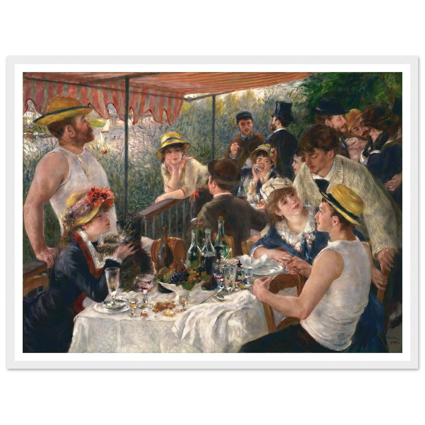 Luncheon of the Boating Party Art Print | Pierre Auguste Renoir-Quipham Collections