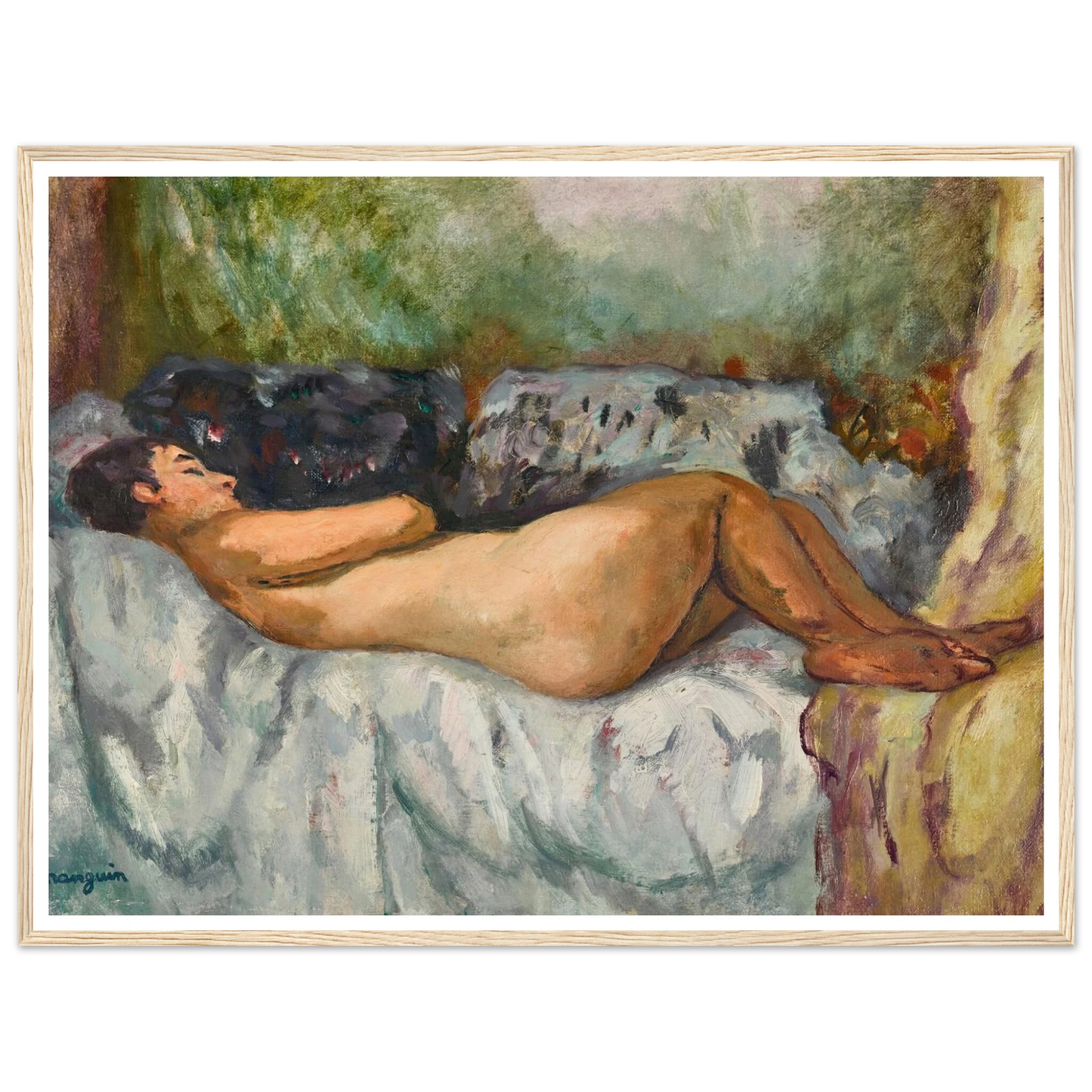 Jeanne; Nu allongé (1931) Art Print | Henri Manguin-Quipham Collections