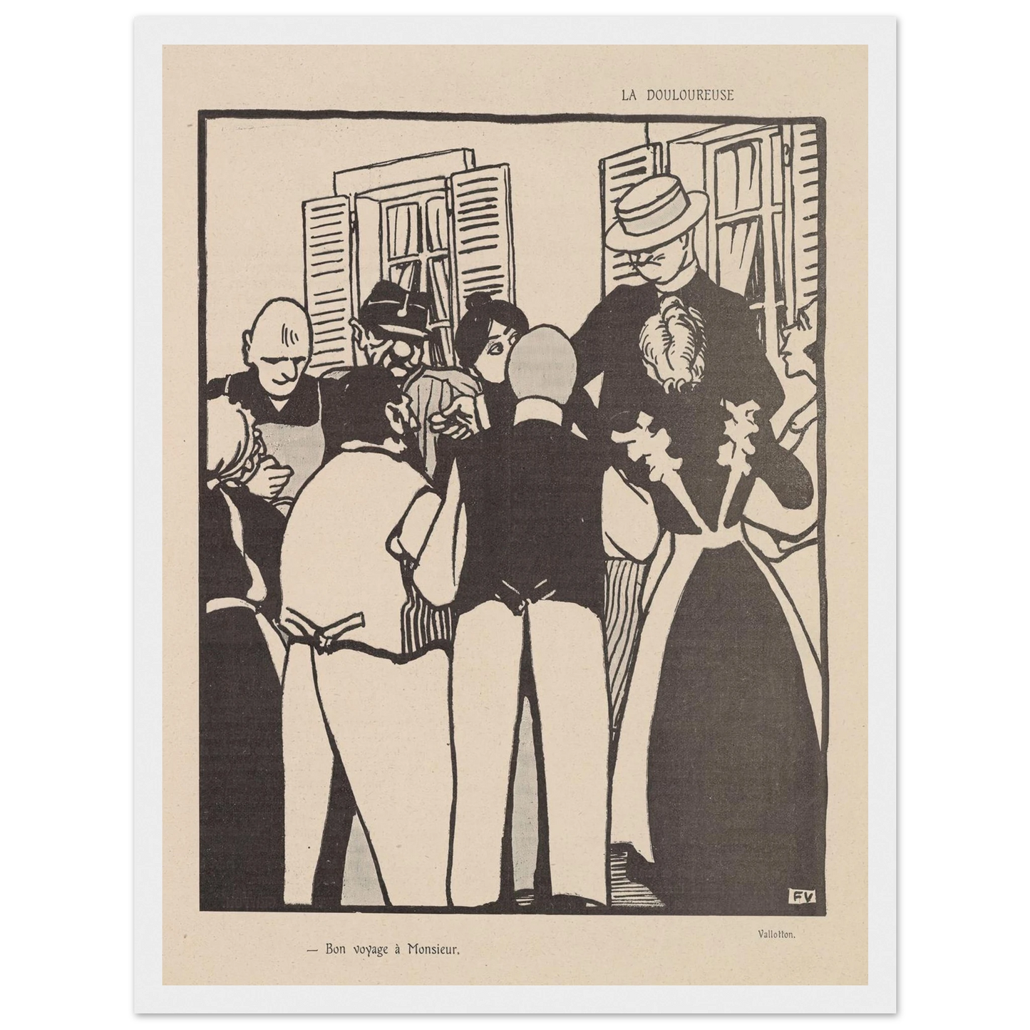 22 août 1903. Art Print | Felix Vallotton-Quipham Collections