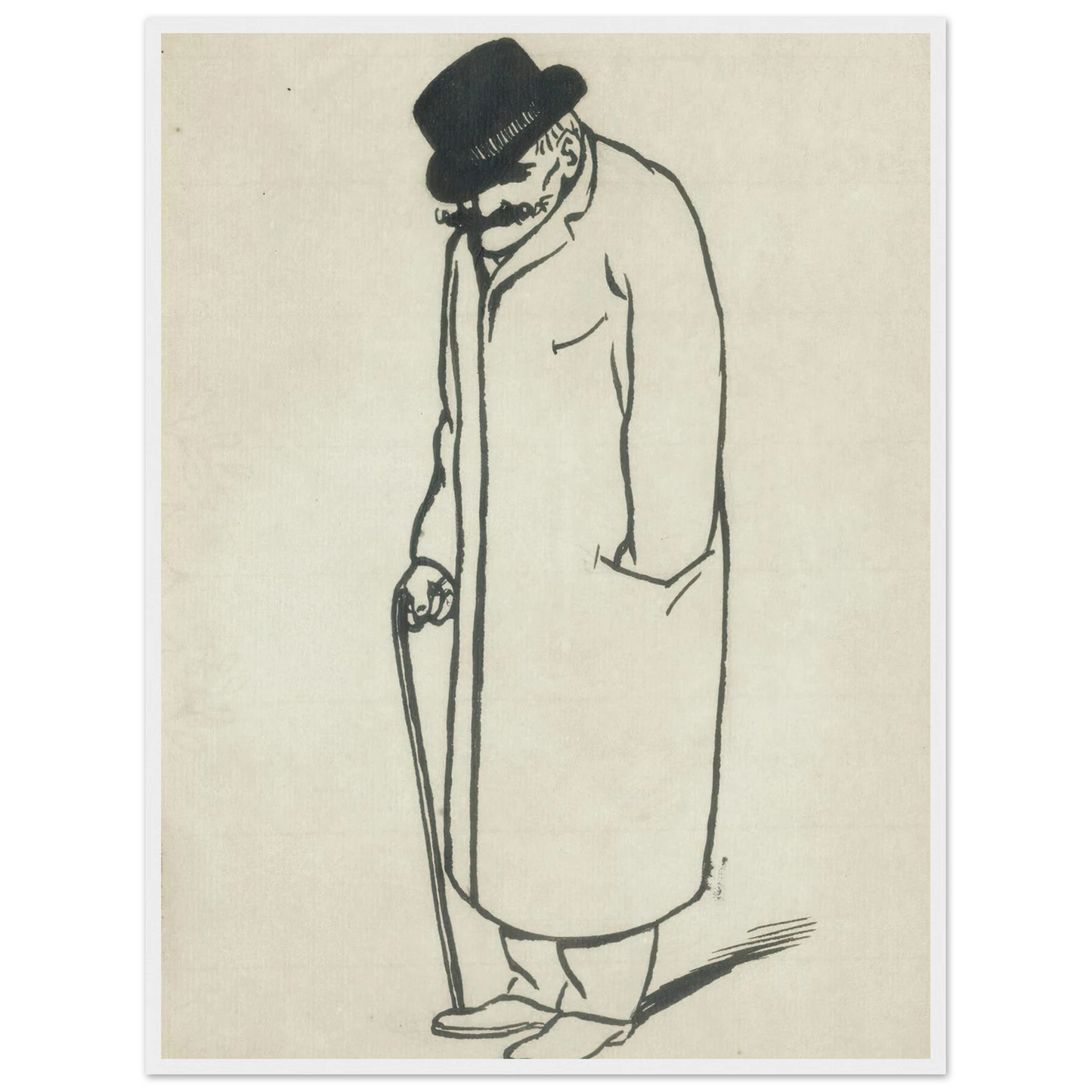 A dead man talking Art Print | Felix Vallotton-Quipham Collections
